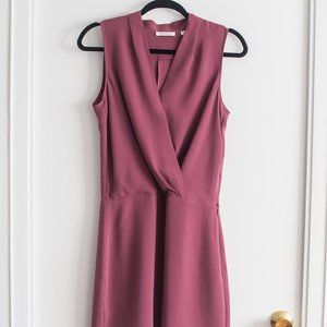 Aritzia Babaton Phoenix Dress Dusty Rose Pink